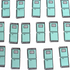 Etiquettes à coudre - Book...