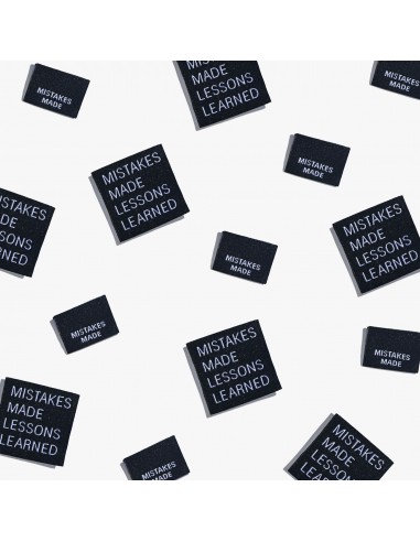 Etiquettes à coudre - Mistakes Made...