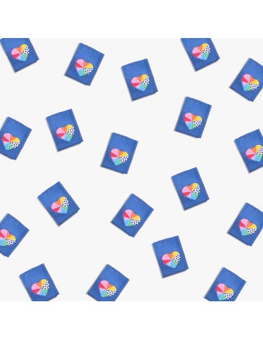 Etiquettes à coudre - Heart /...