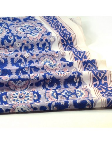 Tissu Coton Indien - Block Print -...