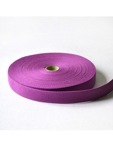 Sangle Coton Uni 30mm - Violet