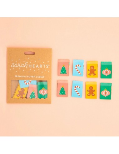 Etiquettes à coudre - Christmas -...