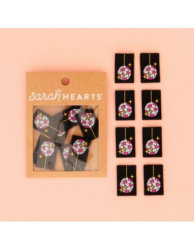 Etiquettes à coudre - Disco Ball -...