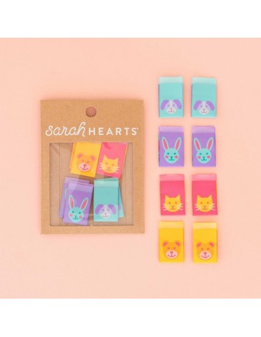 Etiquettes à coudre - Animal Friends...