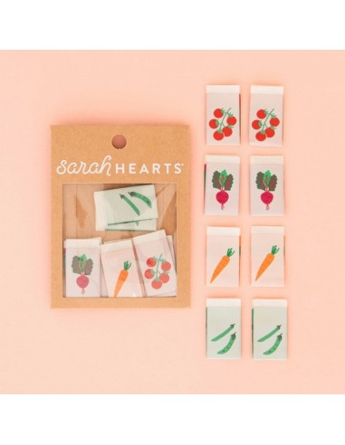 Etiquettes à coudre - Légumes - Sarah...