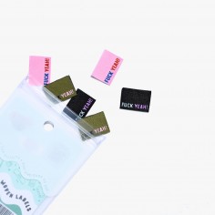 Etiquettes à coudre - Fuck... 2