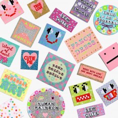 Pack Etiquettes à coudre -...