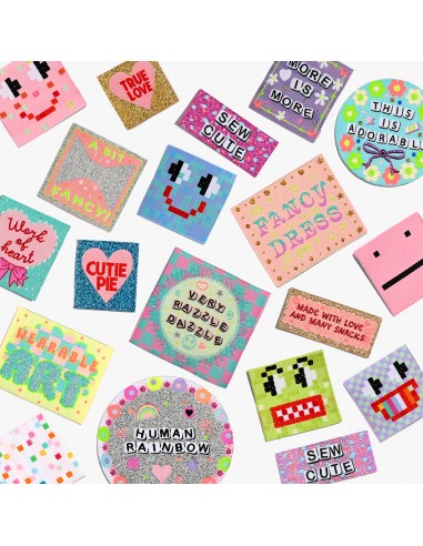 Pack Etiquettes à coudre - Wearable...