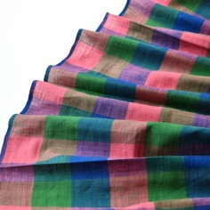 Tissu Coton Indien Khadi -...