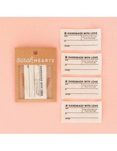 Etiquettes à coudre - Handmade With...