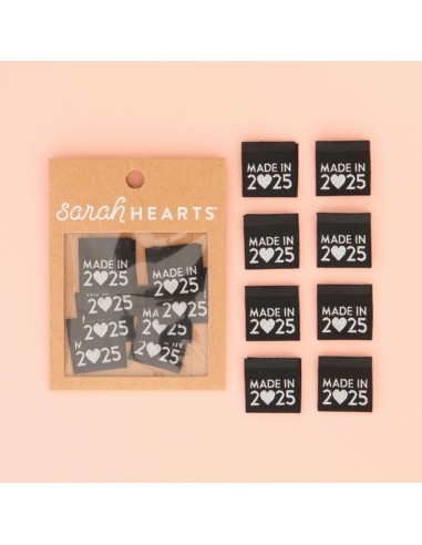 Etiquettes à coudre - Made In 2025 -...