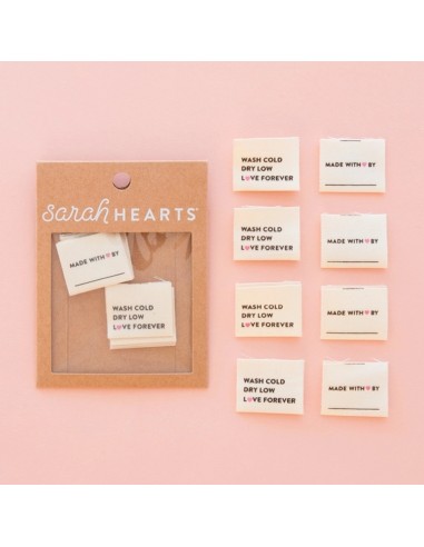 Etiquettes à coudre - Wash Cold, Dry...