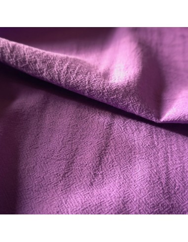Tissu Crêpe Coton et Lin - Royal Purple
