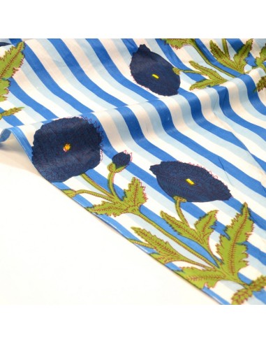 Tissu Coton Indien - Flowers and...