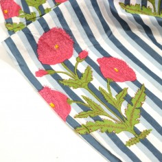 Tissu Coton Indien -...
