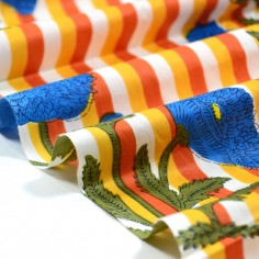Tissu Coton Indien -...