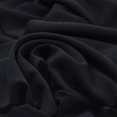 Tissu Crêpe de Viscose - Noir