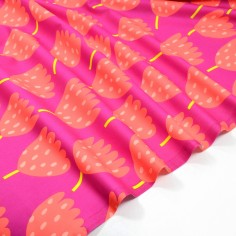 Tissu Popeline de Coton -...