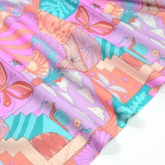 Tissu Popeline de Coton -... 2