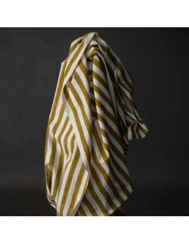 Tissu Coton Indien - Provence Stripe...