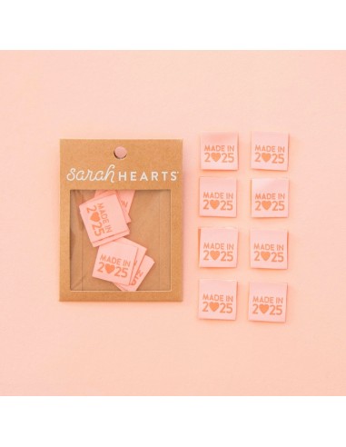 Etiquettes à coudre - Made In 2025...