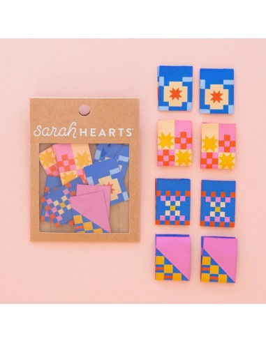 Etiquettes à coudre - Star Twist -...