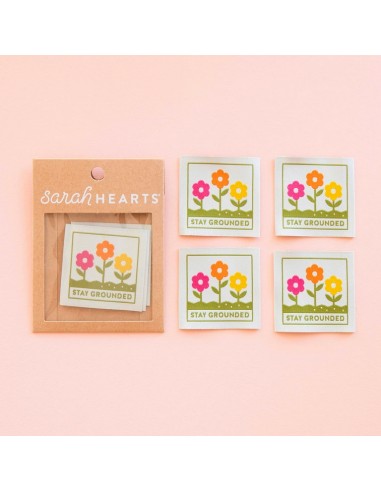 Etiquettes à coudre - Stay Grounded -...