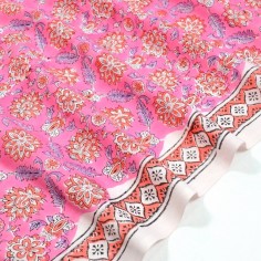 Tissu Coton Indien - Block...