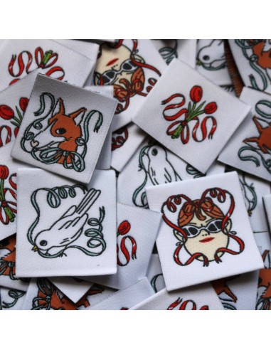 Etiquettes à coudre - Domum x Louise...