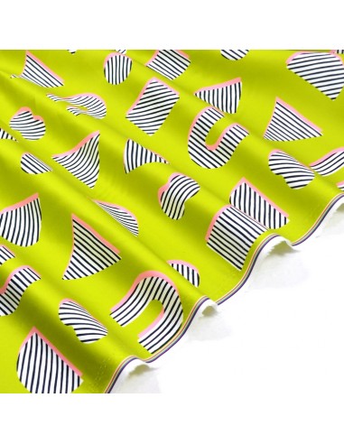 Tissu Coton Satiné - Best Decade -...