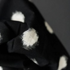 Tissu Coton Indien Ikat -...