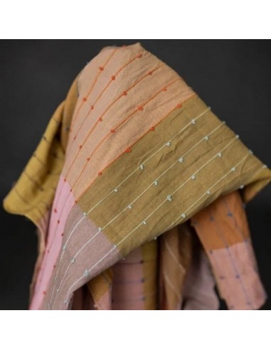 Tissu Coton Indien - Lilac Grass...