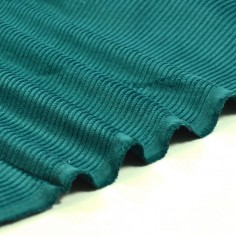 Tissu Velours Côtelé - Bleu...