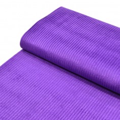Tissu Velours Côtelé - Violet 2