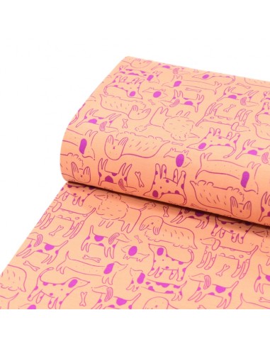 DERNIER COUPON 65CM - Tissu Jersey -...