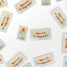 Etiquettes à coudre - Happy... 2