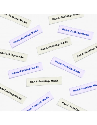 Etiquettes à coudre - Hand Fucking...