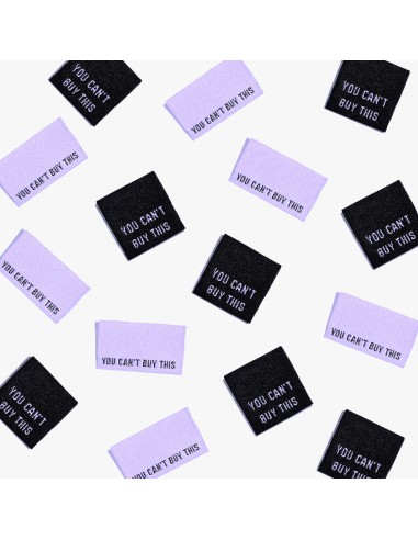 Etiquettes à coudre - You can't buy...