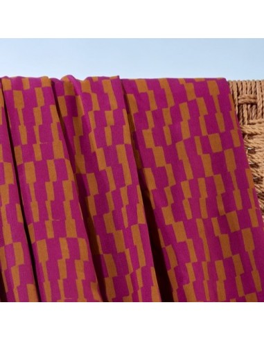 Tissu Viscose - Domino - Dahlia -...