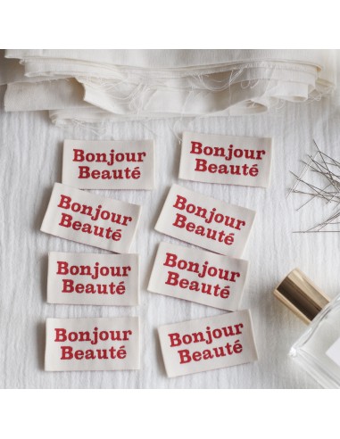 Bonjour Beauté - x8 - Etiquettes à...