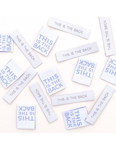 Etiquettes à coudre - This is the...