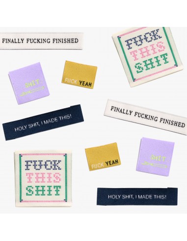 Etiquettes à coudre - The Sweary...