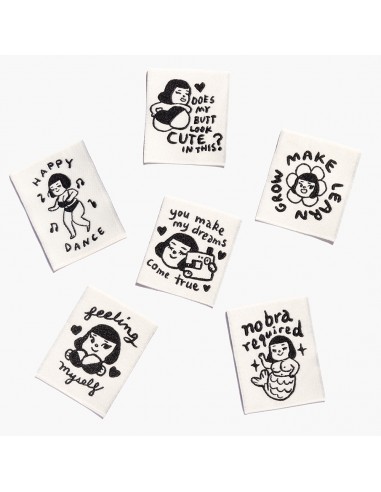 Etiquettes à coudre - Feeling...